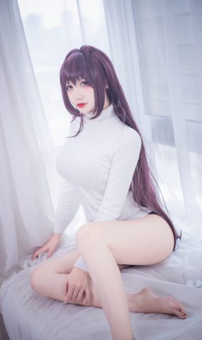COS妹字 仙九Airi – 斯卡哈毛衣[21P]
