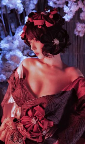 Shika小鹿鹿 北斋和服 [14P]