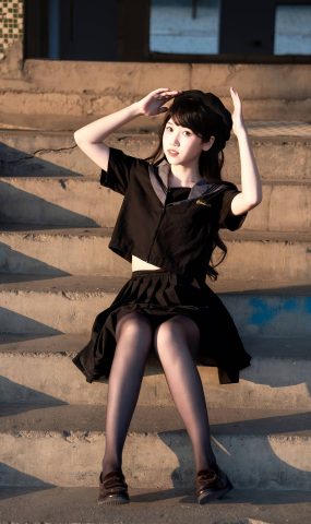 不呆猫 – 放课后野外JK[45P]