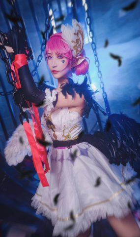 拿相机的执义  -『王者荣耀』小乔天鹅之梦[10P]