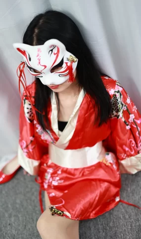 三禾摄影 NO.052 和服 黑丝 肉丝 平底鞋[146P]