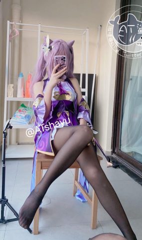 网紅妹纸@AT鲨 刻晴 [26P]