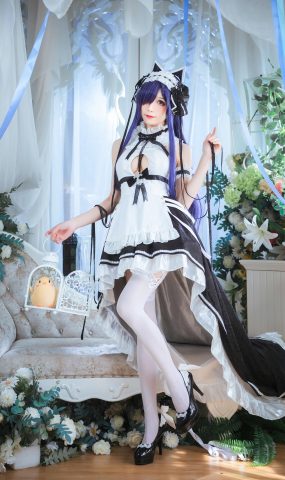 Tomoyo酱  – 碧蓝 奥古斯特女仆[27P]