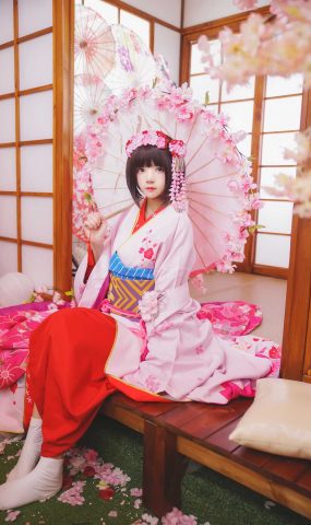 桜桃喵 加藤惠 和服 [23P]
