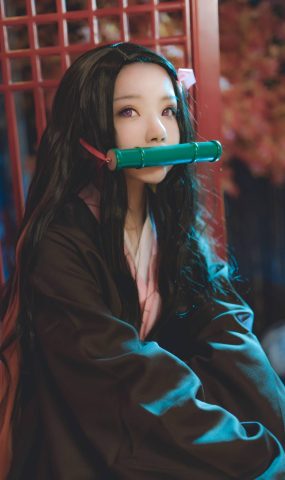 桜桃喵 灶门祢豆子 [21P]