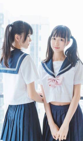 桜桃喵 & 木绵绵OwO –  她(至服×至服) [38P]