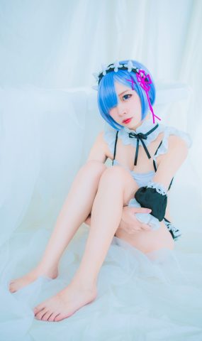 网荭Coser@二佐Nisa 蕾姆泳装 在现浏览
