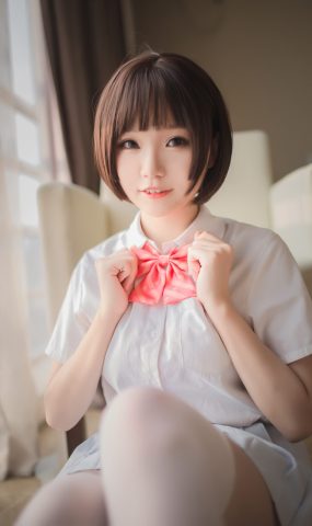 Yoko宅夏Cos – 清凉白丝