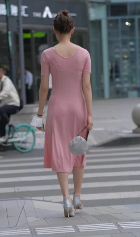 唯美街拍 NO.955 粉色长裙佑惑少妇（2） [141P]