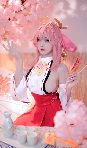 miko酱ww  – 原神 八重神子[27P]