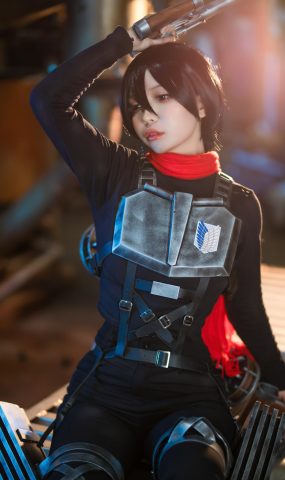Umeko J  – cosplay Mikasa Final Season Attack on Titan[26P]