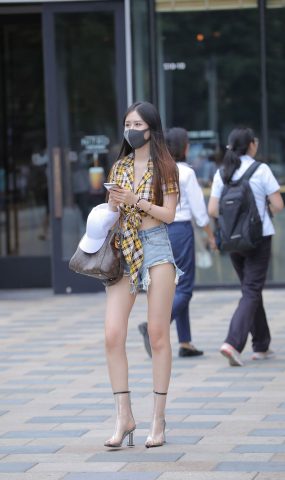 精选街拍作品 1644 摄神街拍作品 – 好凉快de热裤[100P]